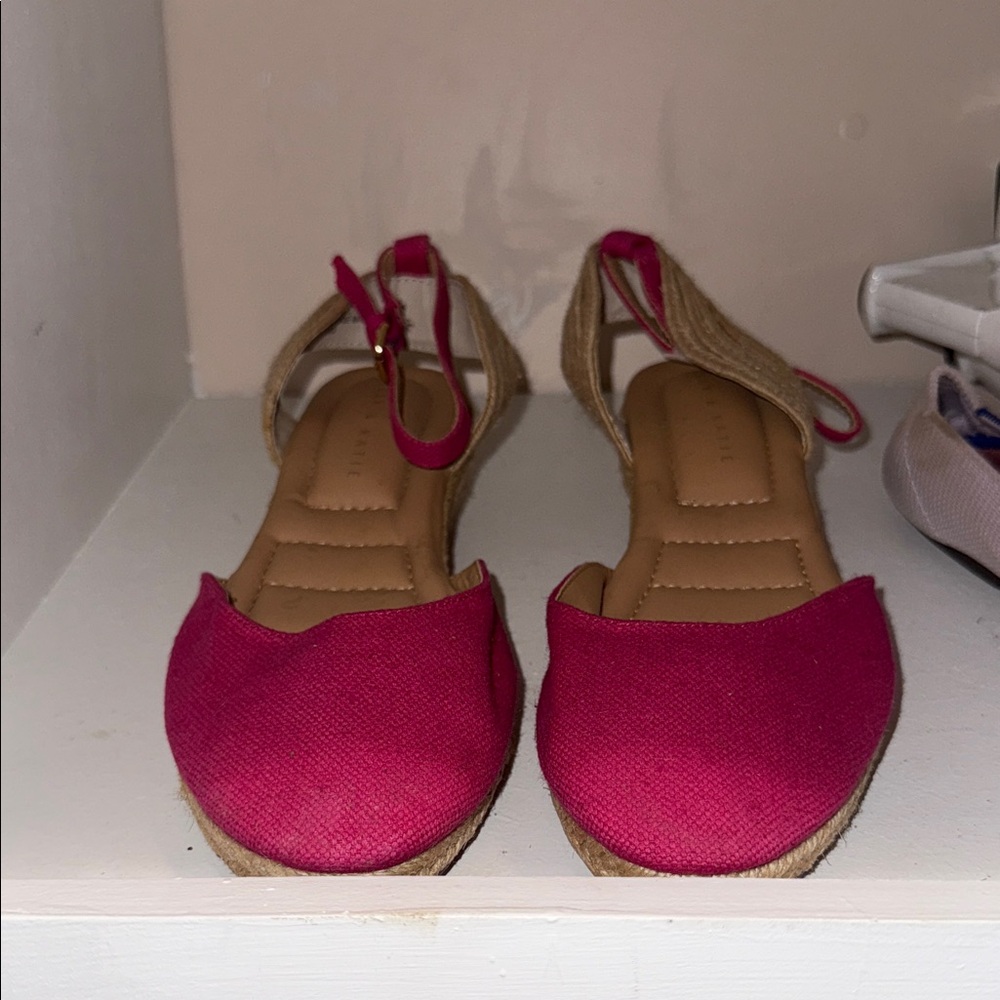 Kelly & Katie Fuchsia Espadrille Flats